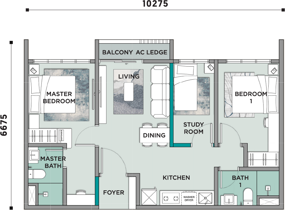 Type B Floor Plan
